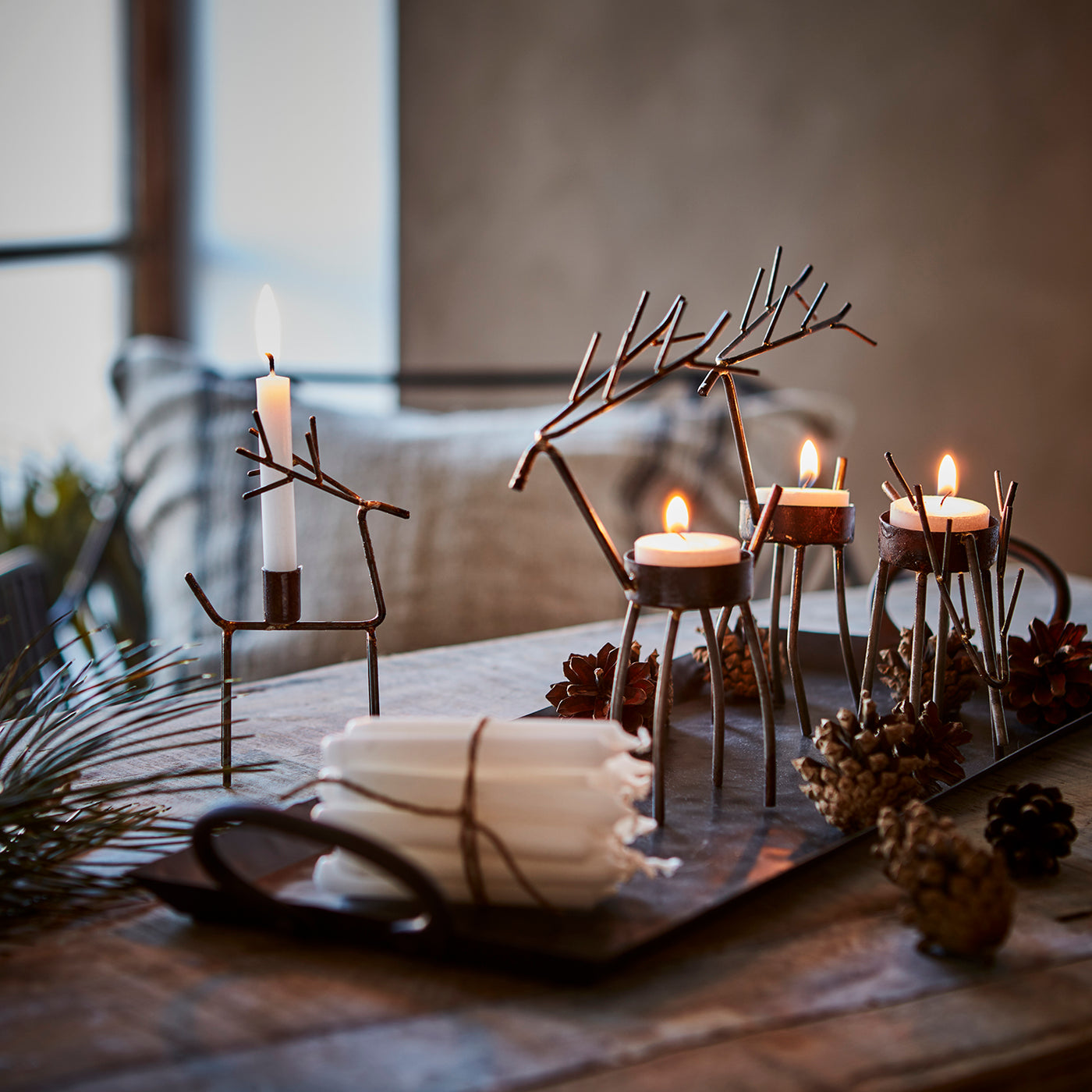 OH DEER Värmeljushållare XS, Burgundy