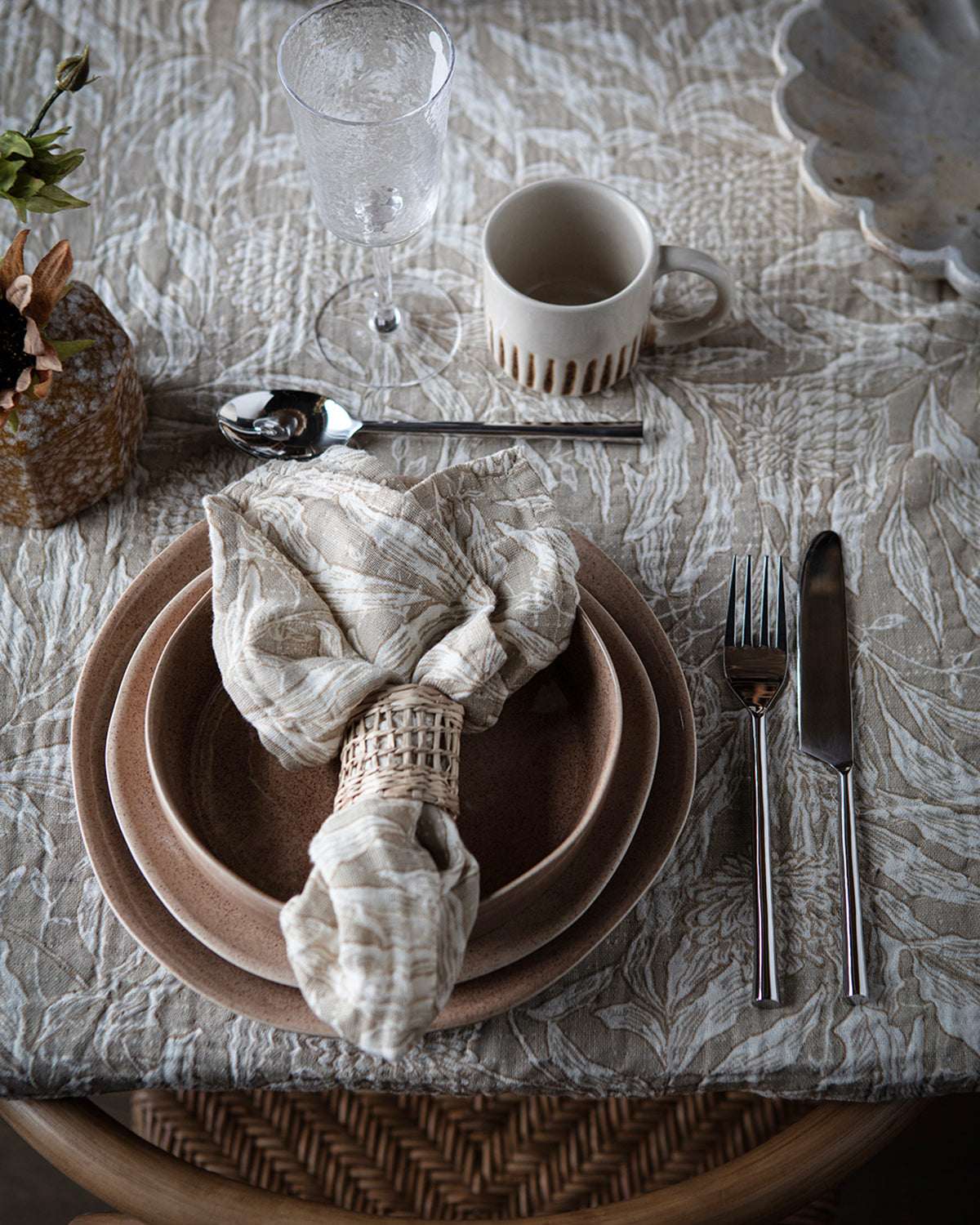 AGNES Servett, Beige